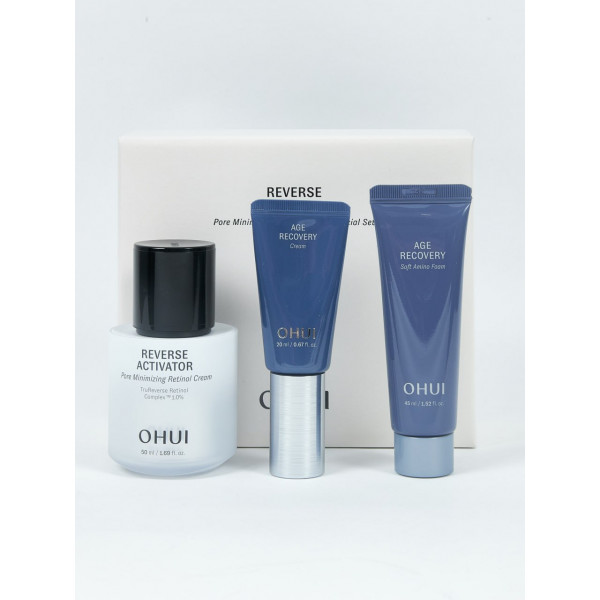 O HUI Reverse Activator Pore Minimizing Retinol Cream Set