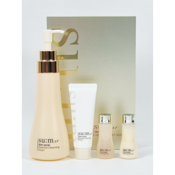 SU:M37 Skin Saver Cleansing Foam Set